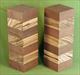 Blank #728 - Peruvian Walnut & Zebrawood - 4 Blanks ~ 1 3/4 x 1 3/4 x 6, Turning Blanks, Wood Turning ~ $39.99